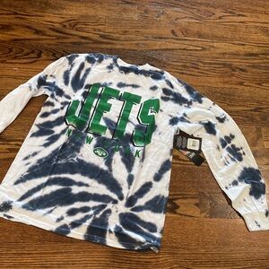New York jets women’s long sleeve tie-dye shirt